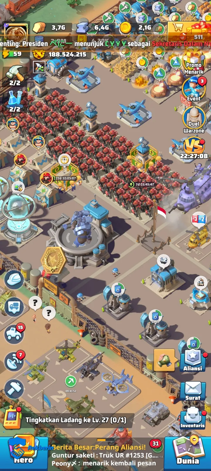 Akun Last War Survival - Akun - Dijual oleh susanto16 di Rekberin
