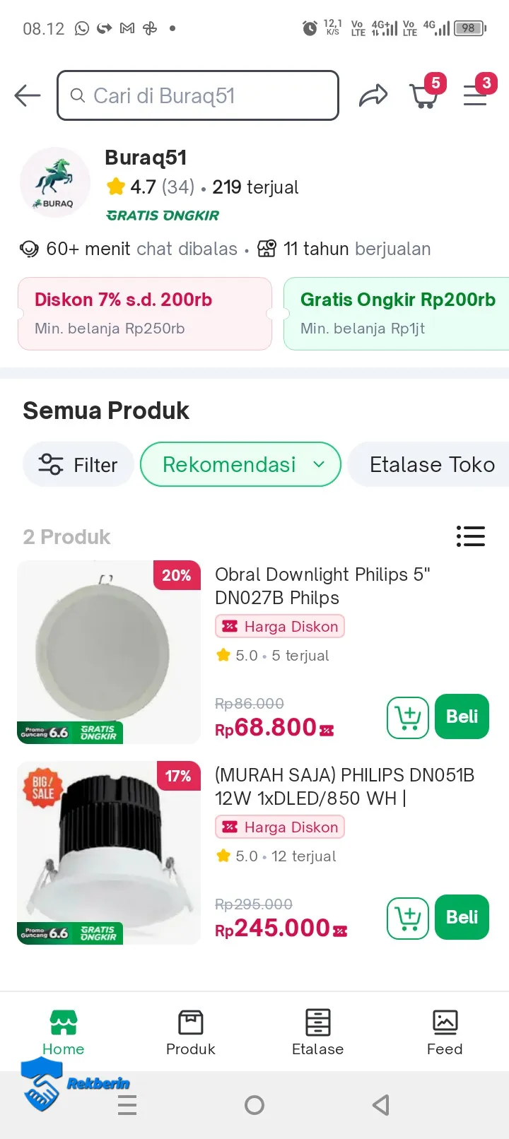 Tokopedia integrasi Tiktok - Akun - Dijual oleh buraq51 di Rekberin